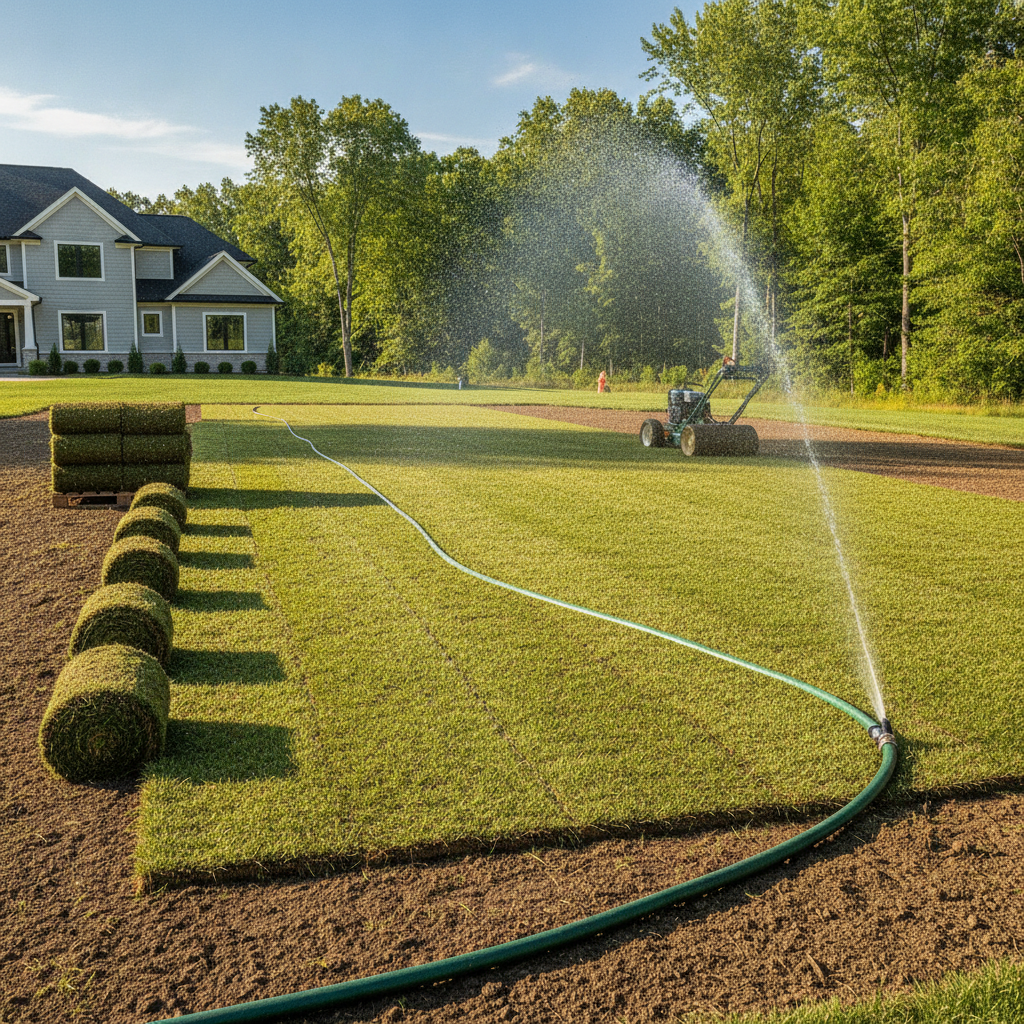 Sod Installation - no faces, no text